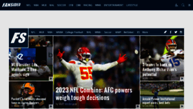 What Fansided.com website looked like in 2023 (1 year ago)