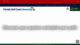 What Fgcu.edu website looked like in 2023 (1 year ago)