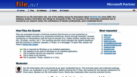 What File.net website looked like in 2023 (1 year ago)