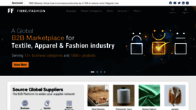 What Fibre2fashion.com website looked like in 2023 (1 year ago)