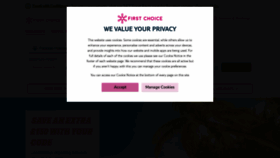 What Firstchoice.co.uk website looked like in 2023 (1 year ago)