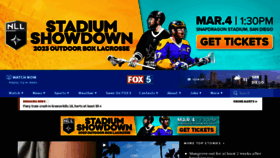 What Fox5sandiego.com website looked like in 2023 (1 year ago)