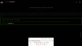 What Flashscore.net.pl website looked like in 2023 (2 years ago)