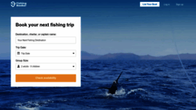 What Fishingbooker.com website looked like in 2023 (1 year ago)