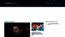 What Footballtransfers.com website looked like in 2023 (1 year ago)