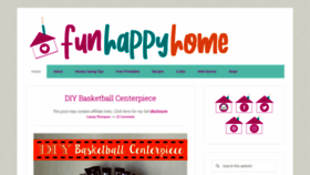 What Funhappyhome.com website looked like in 2023 (1 year ago)
