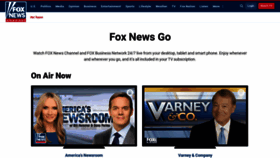 What Foxnewsgo.com website looked like in 2023 (1 year ago)