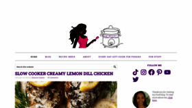 What Fitslowcookerqueen.com website looked like in 2023 (1 year ago)