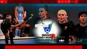 What Fieldhockey.ca website looked like in 2023 (1 year ago)