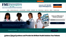 What Functionalmedicineuniversity.com website looked like in 2023 (1 year ago)