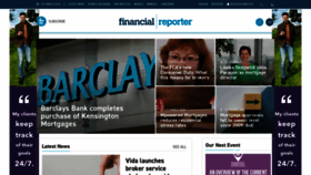 What Financialreporter.co.uk website looked like in 2023 (1 year ago)