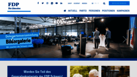 What Fdp.ch website looked like in 2023 (1 year ago)