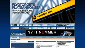 What Flygtorget.se website looked like in 2023 (1 year ago)