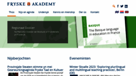 What Fryske-akademy.nl website looked like in 2023 (1 year ago)