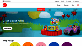 What Fisher-price.com website looked like in 2023 (1 year ago)