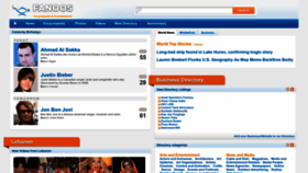 What Fanoos.com website looked like in 2023 (1 year ago)