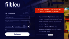 What Filbleu.fr website looked like in 2023 (1 year ago)