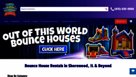 What Funbouncesrental.com website looked like in 2023 (1 year ago)