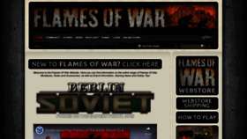 What Flamesofwar.com website looked like in 2023 (1 year ago)