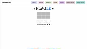 What Flaglegame.net website looked like in 2023 (1 year ago)