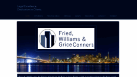 What Friedwilliams.com website looked like in 2023 (1 year ago)