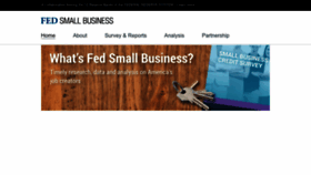 What Fedsmallbusiness.org website looked like in 2023 (1 year ago)