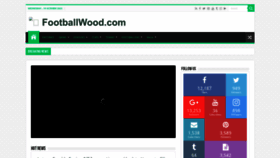 What Footballwood.com website looked like in 2023 (1 year ago)