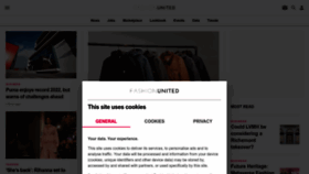 What Fashionunited.in website looked like in 2023 (1 year ago)