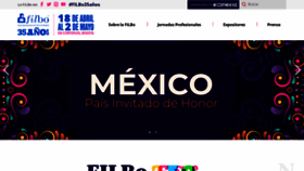 What Feriadellibro.com website looked like in 2023 (1 year ago)