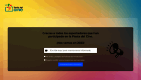 What Fiestadelcine.com website looked like in 2023 (1 year ago)