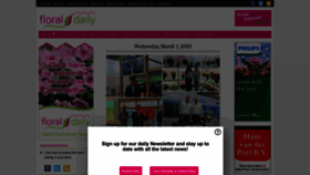 What Floraldaily.com website looked like in 2023 (1 year ago)