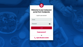 What Foodpanda.portal.restaurant website looked like in 2023 (1 year ago)