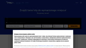 What Fru.pl website looked like in 2023 (1 year ago)