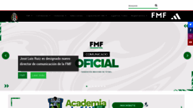 What Fmf.mx website looked like in 2023 (1 year ago)