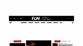 What Footballleagueworld.co.uk website looked like in 2023 (1 year ago)