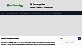 What Fxexchangerate.com website looked like in 2023 (1 year ago)