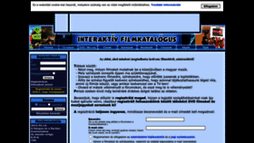What Filmkatalogus.hu website looked like in 2023 (1 year ago)