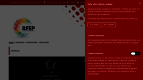 What Fep.es website looked like in 2023 (1 year ago)