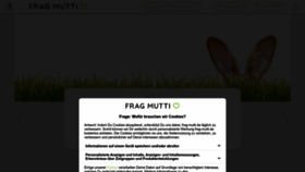 What Frag-mutti.de website looked like in 2023 (1 year ago)