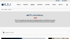 What Ftijournal.com website looked like in 2023 (1 year ago)