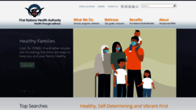 What Fnha.ca website looked like in 2023 (3 years ago)