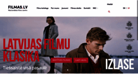 What Filmas.lv website looked like in 2023 (1 year ago)