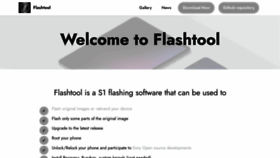 What Flashtool.net website looked like in 2023 (1 year ago)