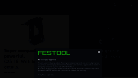 What Festool.co.uk website looked like in 2023 (1 year ago)
