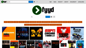 What Fyyd.de website looked like in 2023 (1 year ago)