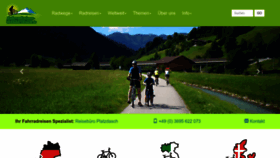 What Fahrradreisen-wanderreisen.de website looked like in 2023 (1 year ago)
