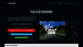 What Falco3d.com website looked like in 2023 (1 year ago)