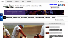 What Foodnewslatam.com website looked like in 2023 (1 year ago)
