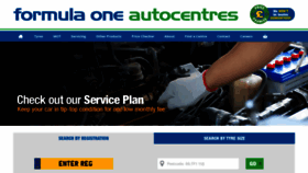 What F1autocentres.co.uk website looked like in 2023 (1 year ago)