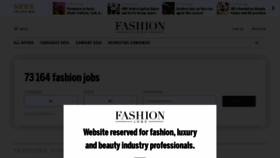 What Fashionjobs.com website looked like in 2023 (1 year ago)